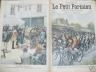 LE PETIT PARISIEN 1902 N 713 LA COURSE CYCLISTE DES CENT KILOS