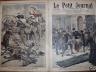 LE PETIT JOURNAL 1907 N 852 IVROGNES RAMASSES SUR LA VOIE PUBLIQUE