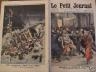 LE PETIT JOURNAL 1912 N 1115 UN ANTIMILITARISTE CORRIGE PAR LA FOULE