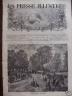 LA PRESSE ILLUSTREE 1873 N 252 CAMBDEN - GARDEN A CHISLEHURST