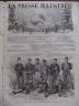 LA PRESSE ILLUSTREE 1872 N 238 LES RIFLEMENS ETUDIANTS DE ROSALL