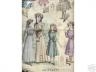 PLANCHE DE MODE 1909 7 MODELES FILLETTES JEUNES FILLES