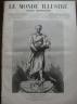 LE MONDE ILLUSTRE 1874 N 913 STATUE DE LAMARTINE A MACON