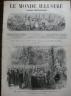 LE MONDE ILLUSTRE 1874 N 898 OBSEQ UES DE M. JULES JANIN