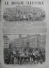 LE MONDE ILLUSTRE 1866 N 482 EVENEMENTS DE MADRID LE 22 JUIN 1866