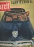 PARIS MATCH 1954 LE SALON DE L'AUTO -