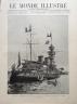 LE MONDE ILLUSTRE 1896 N 2054 ARRIVEE DE M. FELIX FAURE AU HAVRE