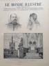 LE MONDE ILLUSTRE 1896 N 2039 MARIAGE DE LA PRINCESSE MARGUERITE D' ORLEANS,