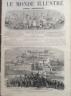 LE MONDE ILLUSTRE 1866 N 501 LE DRAPEAU ITALIEN SUR LA FORTERESSE DE VERONE