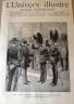 L'UNIVERS ILLUSTRE 1889 N 1782 MUSIQUE DE LA GARDE ROYALE BELGE A L'EXPOSITION