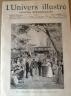 L'UNIVERS ILLUSTRE 1889 N 1789 MATINEE MUSICALE DANS LES JARDINS DE L' ELYSEE