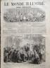 LE MONDE ILLUSTRE 1864 N 390 LES HABITANTS DU VILLAGE DE NEMI ET LE PAPE PIE IX