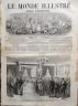 LE MONDE ILLUSTRE 1864 N 385 VOYAGE DE SA MAJESTE LE ROI D' ESPAGNE A PARIS