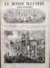 LE MONDE ILLUSTRE 1873 N 865 INCENDIE OPERA DE PARIS, LES POMPIERS DANS LES RUINES