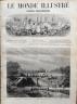 LE MONDE ILLUSTRE 1873 N 859 VERSAILLES : LE PALAIS DE TRIANON où SERA JUGE BAZAINE