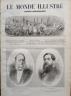 LE MONDE ILLUSTRE 1873 N 843 EGYPTE: LE RETOUR DU TAPIS DE LA MECQUE AU CAIRE