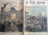 LE PETIT JOURNAL 1894 N 166 INCENDIE DU MAGASIN DE DECORS DE L'OPERA
