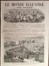 LE MONDE ILLUSTRE 1861 N 229 LES GRANDS TRAVAUX DE PARIS : L' HOTEL DE LA PAIX