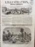L'ILLUSTRATION 1853 N 565 EN AFRIQUE : COMBAT ET PRISE D' EBOUE DANS LE LAC EBRIE