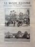 LE MONDE ILLUSTRE 1888 N 1648 LA FETE FORAINE A L' EMPLACEMENT DES TUILERIES