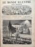 LE MONDE ILLUSTRE 1869 N 658 RECEPTION DE L' EMPEREUR D'AUTRICHE A CONSTANTINOPLE