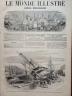 LE MONDE ILLUSTRE 1869 N 651 LUTTE DE l' ASSASSIN TROPPMANN et de HAUGUEL AU HAVRE