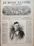 LE MONDE ILLUSTRE 1869 N 654 CHARLES AUGUSTIN ST-BEUVE de L'ACADEMIE FRANCAISE