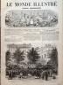 LE MONDE ILLUSTRE 1869 N 636 L' EMPEREUR ET L' IMPERATRICE EN PROMENADE A PARIS