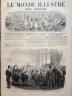 LE MONDE ILLUSTRE 1869 N 631 MOUVEMENT ELECTORAL A PARIS : LE BUREAU DE M. THIERS