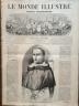 LE MONDE ILLUSTRE 1860 N 148 LE REVEREND PERE LACORDAIRE A L' ACADEMIE FRANCAISE