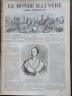 LE MONDE ILLUSTRE 1857 N 5 SA MAJESTE MAXIMILIEN II, ROI DE BAVIERE 1ere année