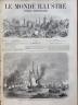 LE MONDE ILLUSTRE 1857 N 23 EXPEDITION DE CHINE: COMBAT NAVAL JONQUES ET NAVIRES