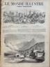 LE MONDE ILLUSTRE 1857 N 22 INAUGURATION DU CHEMIN DE FER VICTOR - EMMANUEL