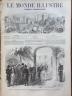 LE MONDE ILLUSTRE 1857 N 16 RECEPTION DE L'AMIRAL LYONS PAR M.JACQUINOT A TOULON