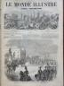 LE MONDE ILLUSTRE 1857 N 7 LE ROI DE PRUSSE et S.A.I. LE PRINCE NAPOLEON