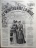 LE MONITEUR DE LA MODE 1891 N 10 TOILETTES DE PRINTEMPS