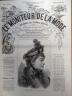 LE MONITEUR DE LA MODE 1891 N 24 CHAPEAU PETRUS. DESSIN DE FOA