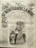 LE MONITEUR DE LA MODE 1891 N 27 TOILETTES DE PLAGE. DESSIN DE HENRI JANET