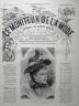 LE MONITEUR DE LA MODE 1891 N 50 CHAPEAU PETRUCCIO. DESSIN DE J. ROCAULT