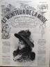 LE MONITEUR DE LA MODE 1891 N 4 CHAPEAU BARBEROUSSE. DESSIN DE J. ROCAULT