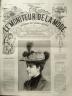 LE MONITEUR DE LA MODE 1891 N 37 CHAPEAU YOLANDE. DESSIN DE H. JANET