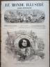 LE MONDE ILLUSTRE 1873 N 821 PARIS:LA FOIRE AUX ETRENNES DE 1873 AUX BOULEVARDS