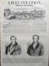 L'ILLUSTRATION 1845 N 147 PORTRAITS DE LORD WELLINGTON et LORD PALMERSTON