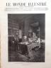 LE MONDE ILLUSTRE 1892 N 1818 AUGUSTE RENAN DANS SON CABINET DE TRAVAIL