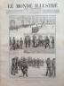 LE MONDE ILLUSTRE 1892 N 1830 PARIS: LA REVUE PASSEE A L' ECOLE CENTRALE