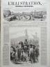 L'ILLUSTRATION 1854 N 598 ENTREE DE MOHAMED SAÏD PACHA, AU CAIRE, le 19 JUILLET