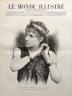 LE MONDE ILLUSTRE 1890 N 1751 ROSE CERON, ROLE DE BRUNEHILD,dans 