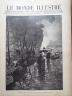 LE MONDE ILLUSTRE 1899 N 2221 LES TRAVAUX DE NUIT AU QUAI D'ORSAY POUR L'EXPO