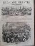 LE MONDE ILLUSTRE 1858 N 72 RECEPTION DE LEURS ALTESSES IMPERIALES A QUIMPER