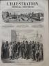 L' ILLUSTRATION 1866 N 1213 ARRIVEE DES RECRUES DE DALMATIE A VENISE